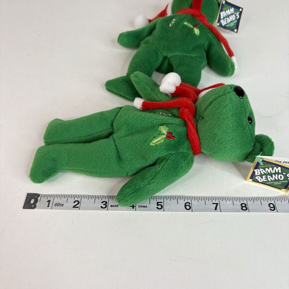 1998 MLB ALEX RODRIGUEZ #3 And David Justice Christmas BEAR BAMM BEANOS BEANIE - Picture 6 of 8